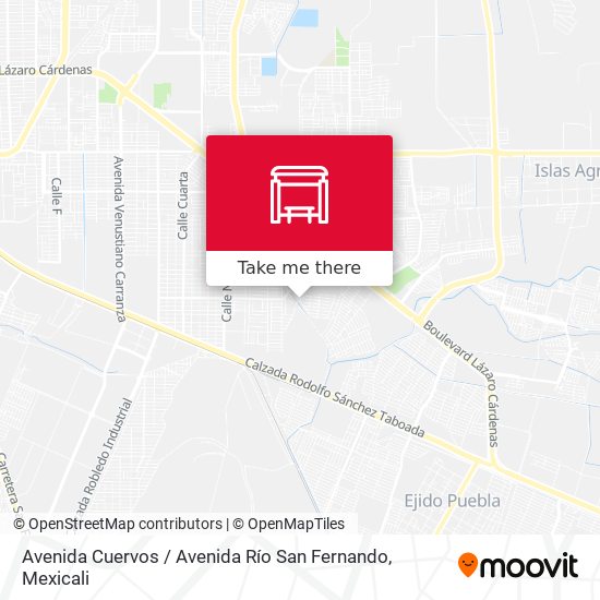 Mapa de Avenida Cuervos / Avenida Río San Fernando