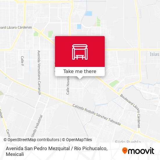 Avenida San Pedro Mezquital / Río Pichucalco map