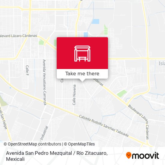 Avenida San Pedro Mezquital / Río Zitacuaro map