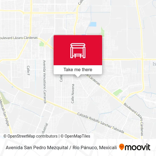 Mapa de Avenida San Pedro Mezquital / Río Pánuco