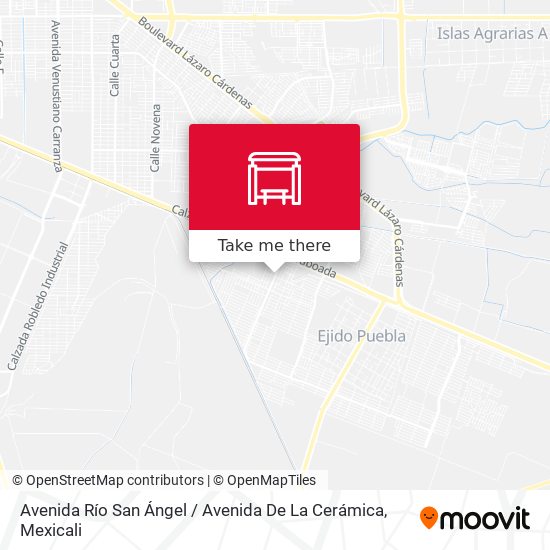 Avenida Río San Ángel / Avenida De La Cerámica map