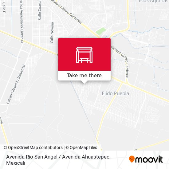 Avenida Río San Ángel / Avenida Ahuastepec map