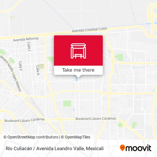 Río Culiacán / Avenida Leandro Valle map