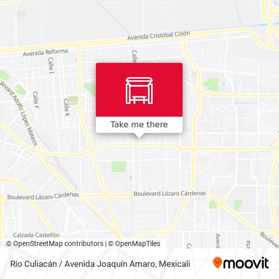 Río Culiacán / Avenida Joaquín Amaro map