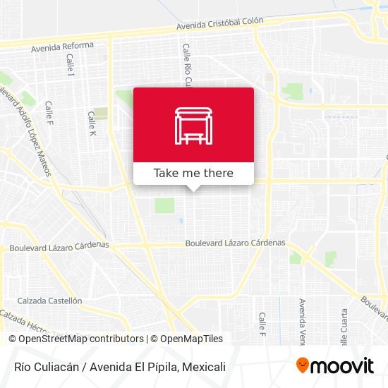 Río Culiacán / Avenida El Pípila map