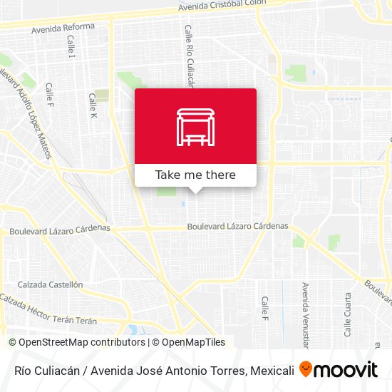 Río Culiacán / Avenida José Antonio Torres map