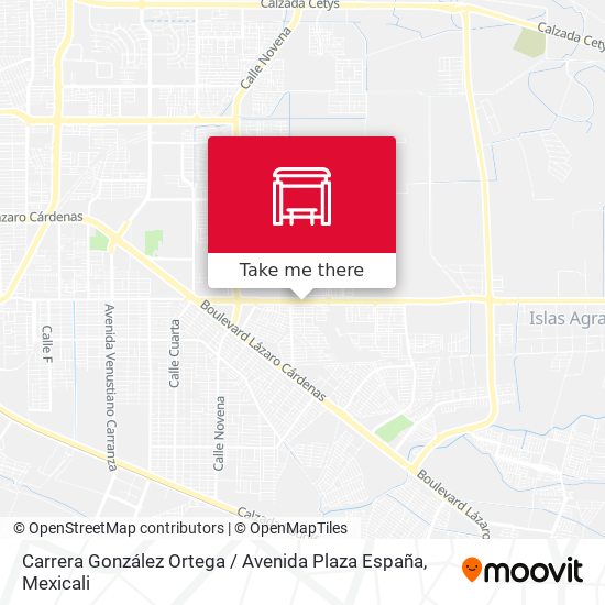 Carrera González Ortega / Avenida Plaza España map