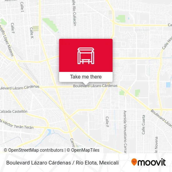Mapa de Boulevard Lázaro Cárdenas / Río Elota