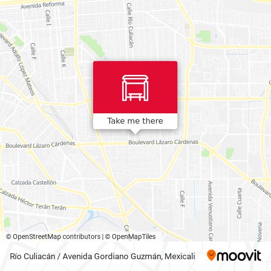 Río Culiacán / Avenida Gordiano Guzmán map