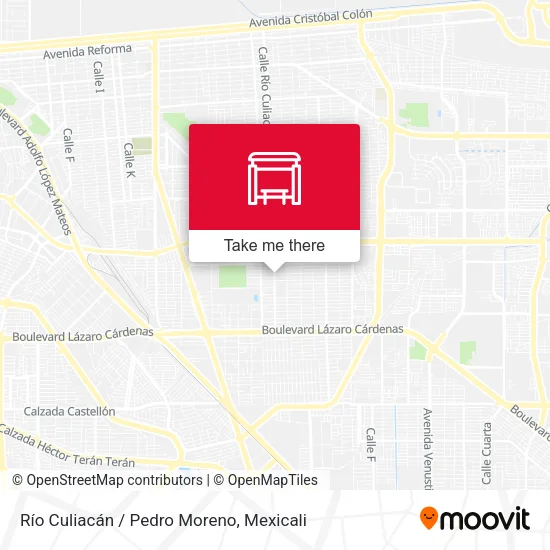 Mapa de Río Culiacán / Pedro Moreno
