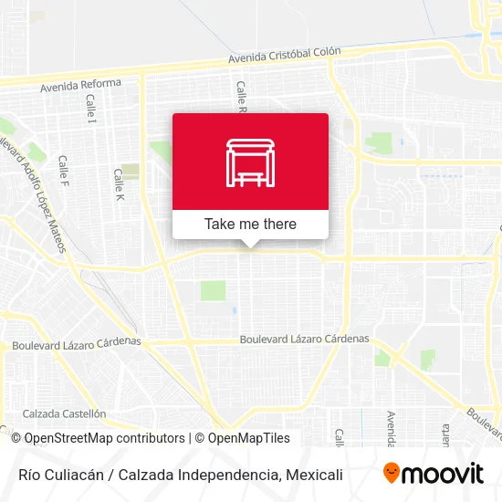 Mapa de Río Culiacán / Calzada Independencia