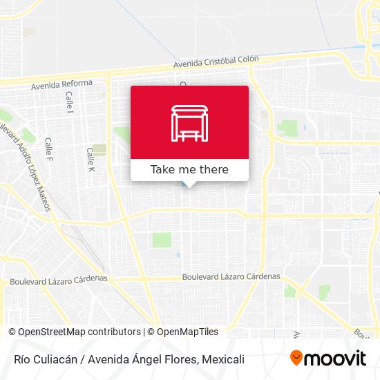 Mapa de Río Culiacán / Avenida Ángel Flores