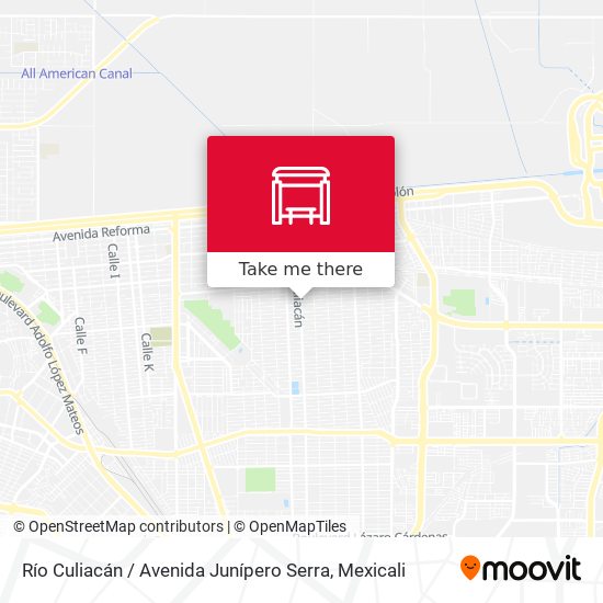 Río Culiacán / Avenida Junípero Serra map