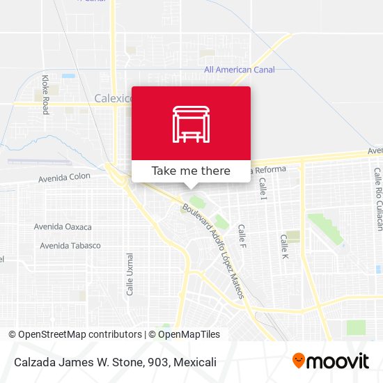 Calzada James W. Stone, 903 map