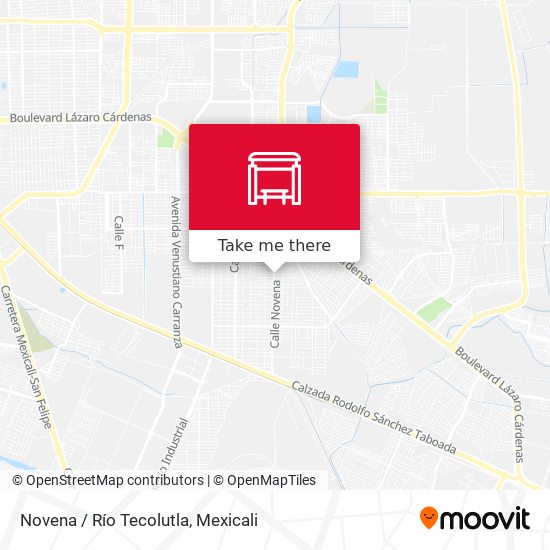 Novena / Río Tecolutla map