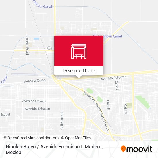 Nicolás Bravo / Avenida Francisco I. Madero map