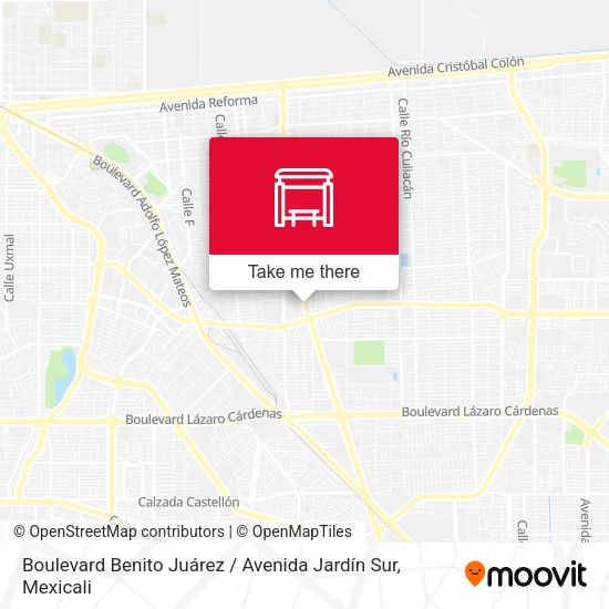 Mapa de Boulevard Benito Juárez / Avenida Jardín Sur