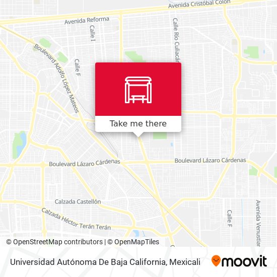Universidad Autónoma De Baja California map