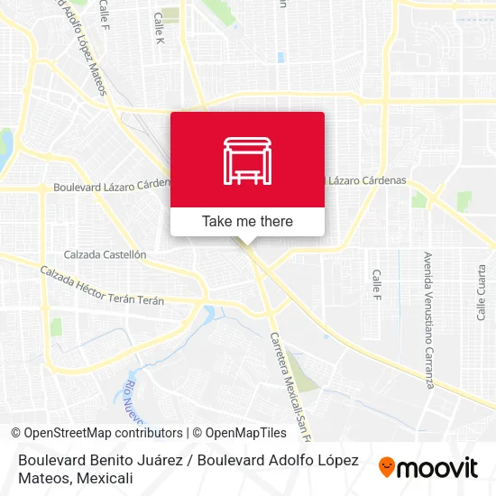 Mapa de Boulevard Benito Juárez / Boulevard Adolfo López Mateos