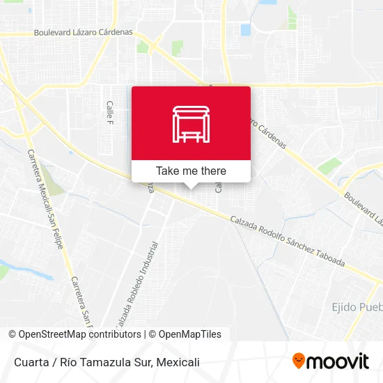 Mapa de Cuarta / Río Tamazula Sur