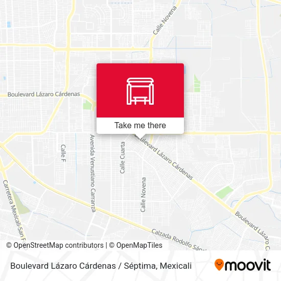 Mapa de Boulevard Lázaro Cárdenas / Séptima