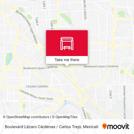 Mapa de Boulevard Lázaro Cárdenas / Carlos Trejo