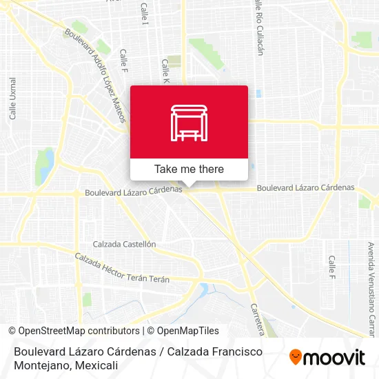Mapa de Boulevard Lázaro Cárdenas / Calzada Francisco Montejano