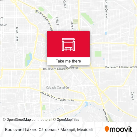 Mapa de Boulevard Lázaro Cárdenas / Mazapil