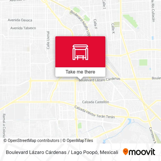 Mapa de Boulevard Lázaro Cárdenas / Lago Poopó