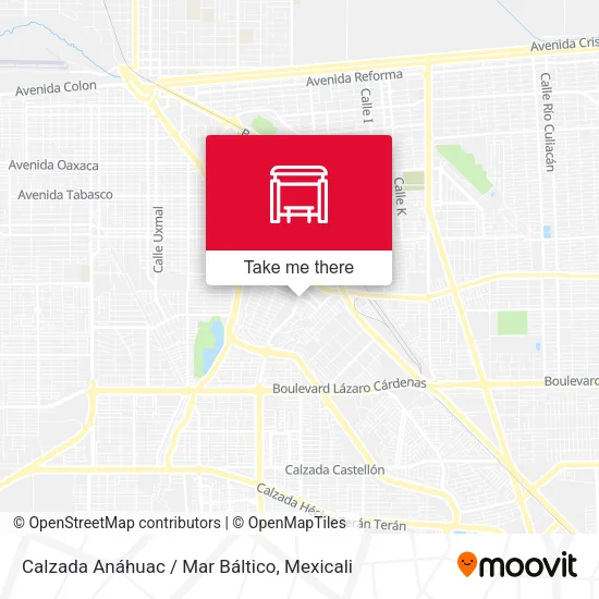 Mapa de Calzada Anáhuac / Mar Báltico