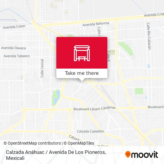 Mapa de Calzada Anáhuac / Avenida De Los Pioneros