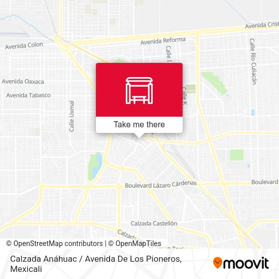 Mapa de Calzada Anáhuac / Avenida De Los Pioneros