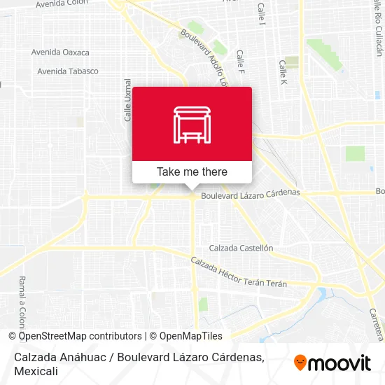 Mapa de Calzada Anáhuac / Boulevard Lázaro Cárdenas