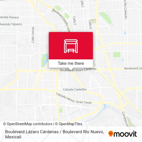 Mapa de Boulevard Lázaro Cárdenas / Boulevard Río Nuevo