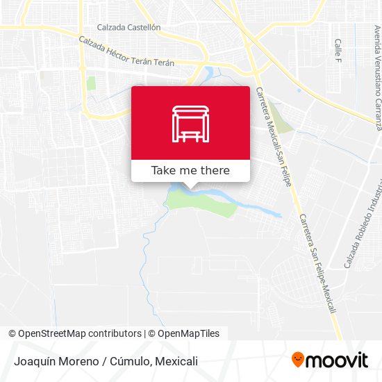 Mapa de Joaquín Moreno / Cúmulo