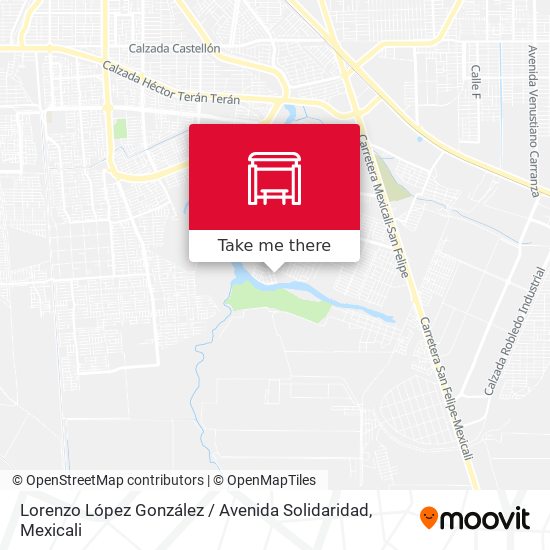 Mapa de Lorenzo López González / Avenida Solidaridad