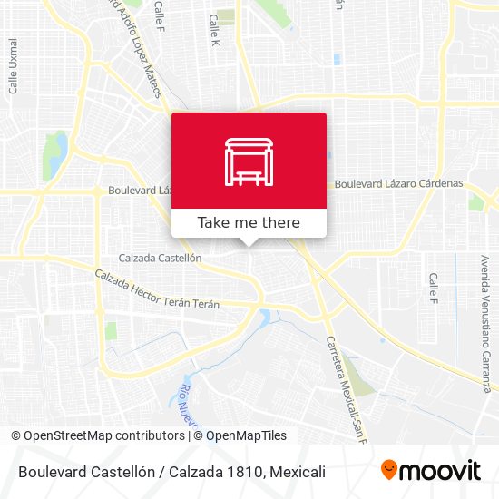 Boulevard Castellón / Calzada 1810 map