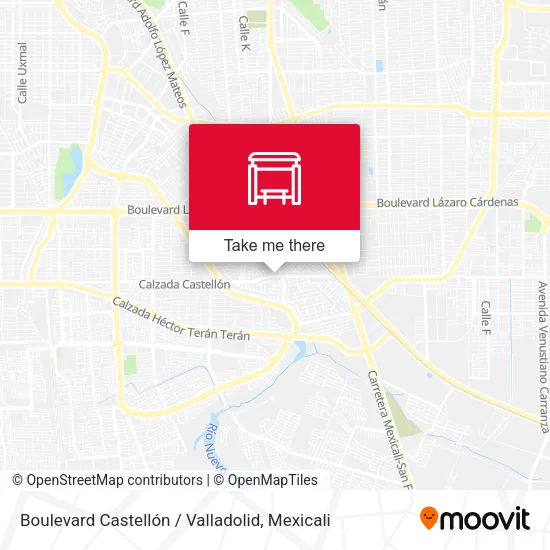 Mapa de Boulevard Castellón / Valladolid