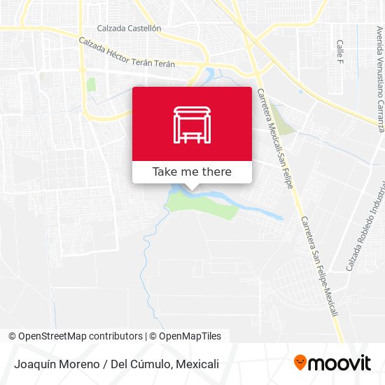 Mapa de Joaquín Moreno / Del Cúmulo