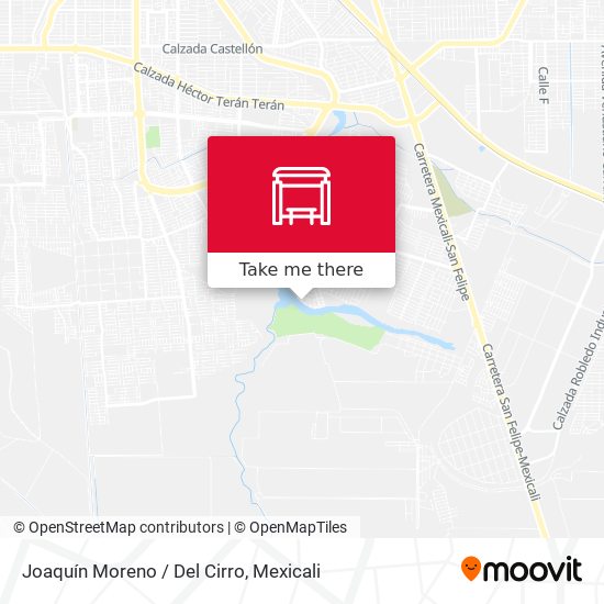 Joaquín Moreno / Del Cirro map