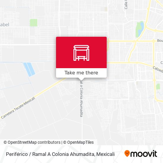 Periférico / Ramal A Colonia Ahumadita map