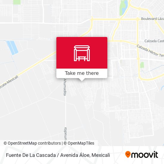 Fuente De La Cascada / Avenida Áloe map