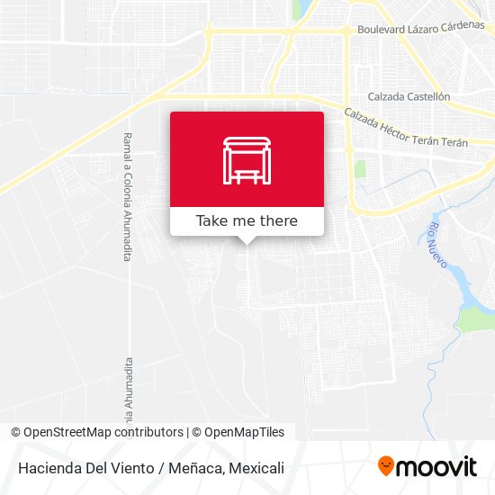 Hacienda Del Viento / Meñaca map