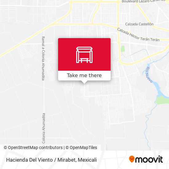 Mapa de Hacienda Del Viento / Mirabet