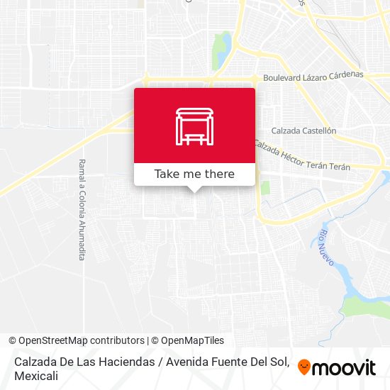 Calzada De Las Haciendas / Avenida Fuente Del Sol map