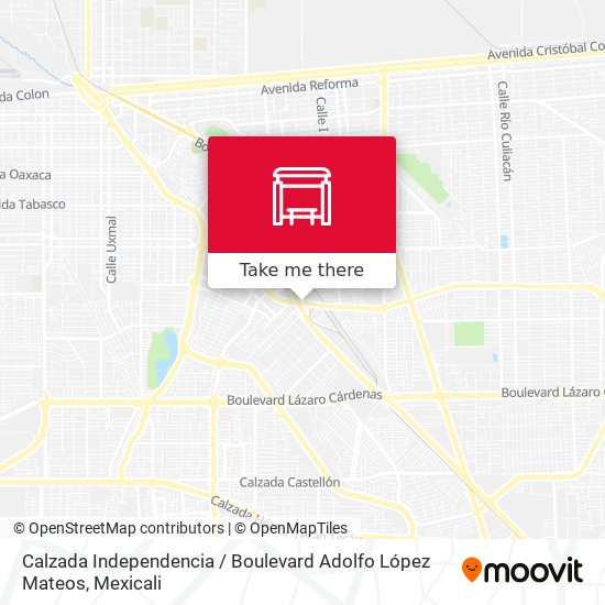 Calzada Independencia / Boulevard Adolfo López Mateos map