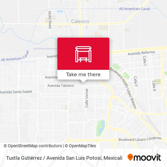 Tuxtla Gutiérrez / Avenida San Luis Potosí map