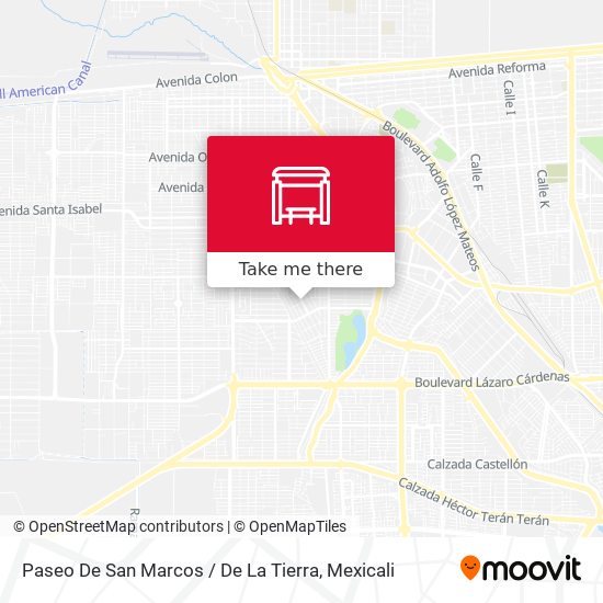Mapa de Paseo De San Marcos / De La Tierra