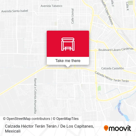 Mapa de Calzada Héctor Terán Terán / De Los Capitanes
