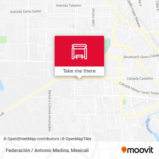 Federación / Antonio Medina map
